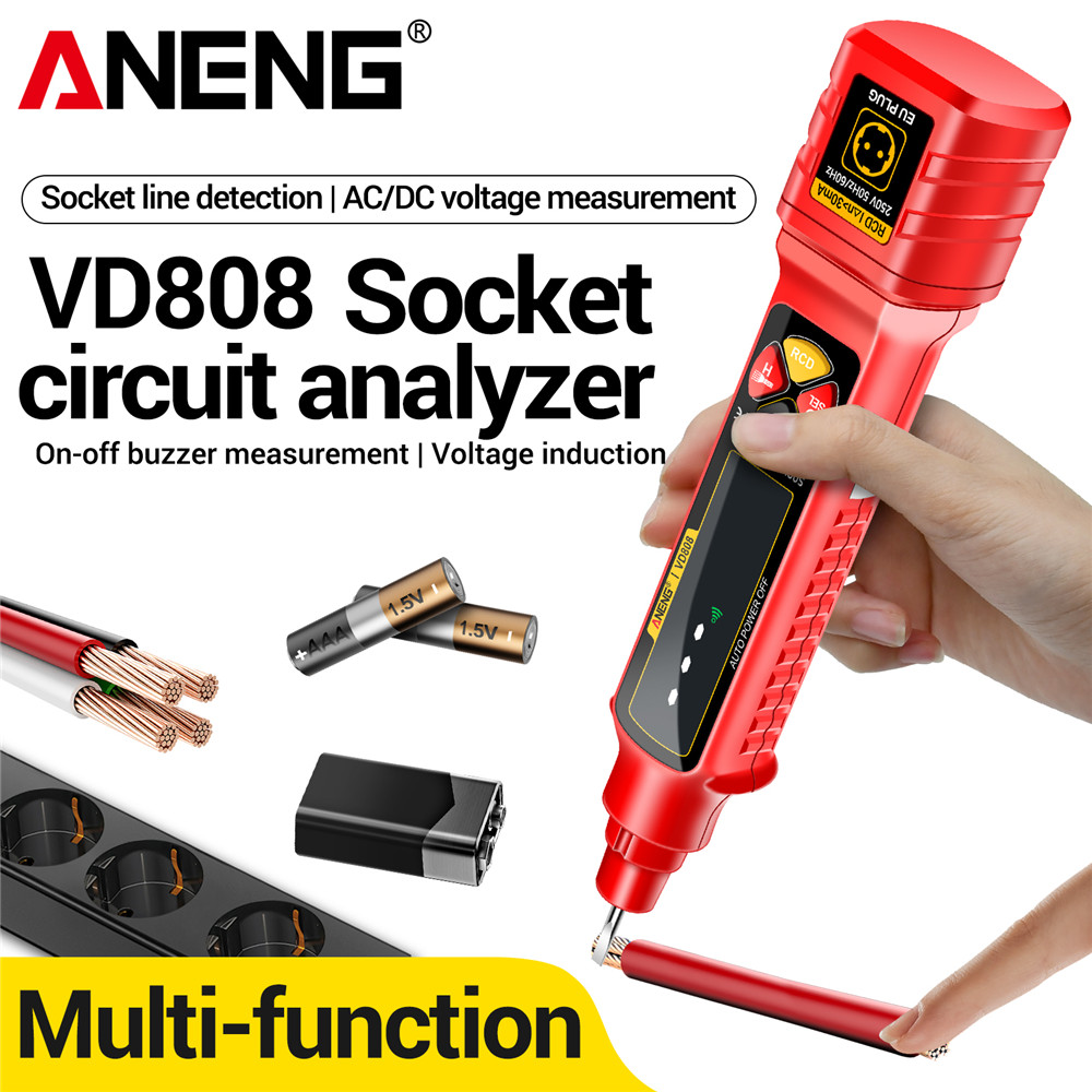 Power Tools Voltage - ANENG VD808 Socket Power Tester Line