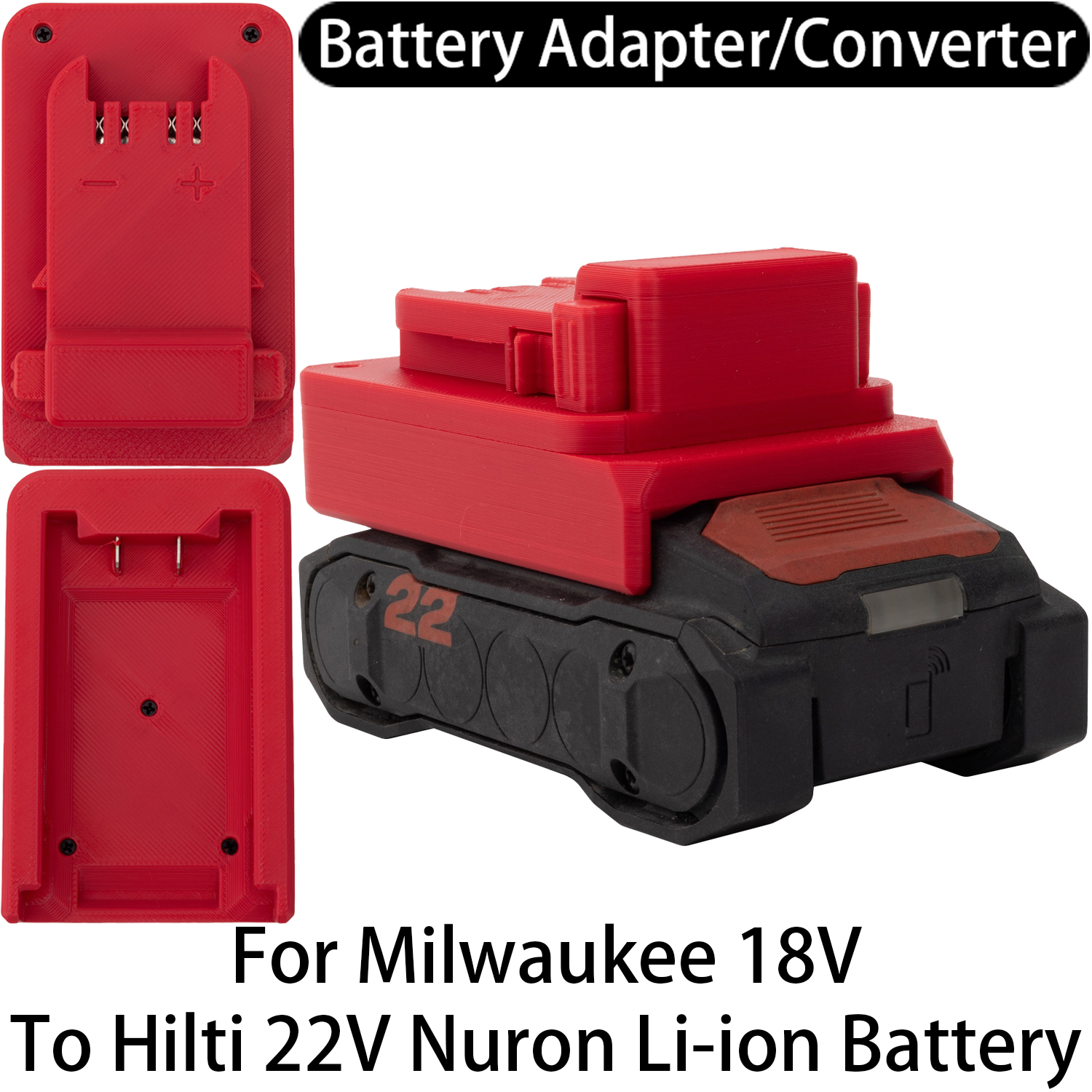 Power Tools Hilti - Adapter Converter For Milwaukee 18V Li-ion