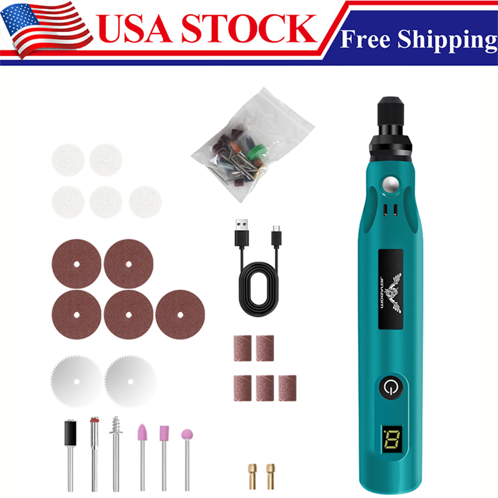 Power Tools Diy - JENABOM 25/39PCS blue electric grinding USB