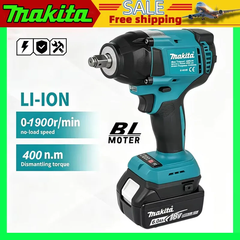 Power Tools Impact - Makita Brushless Digital Display Electric Impact