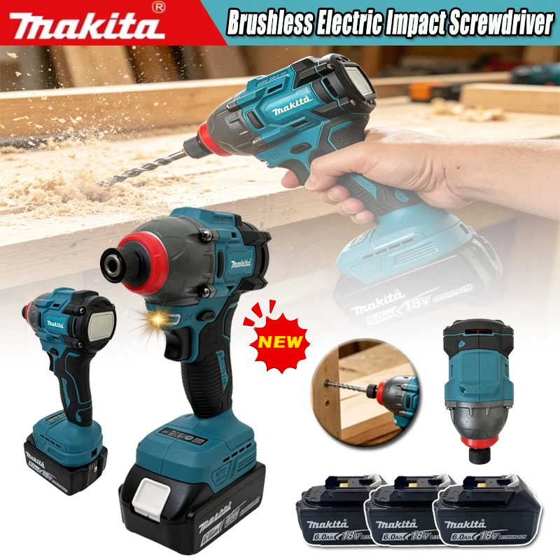 Power Tools Diy - Makita 18V Cordless Impact Driver Brushless