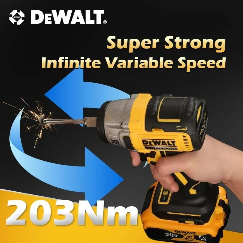 Dewalt Brushless DCF880 205N.M - Power Tools Impact ulasan dan harga
