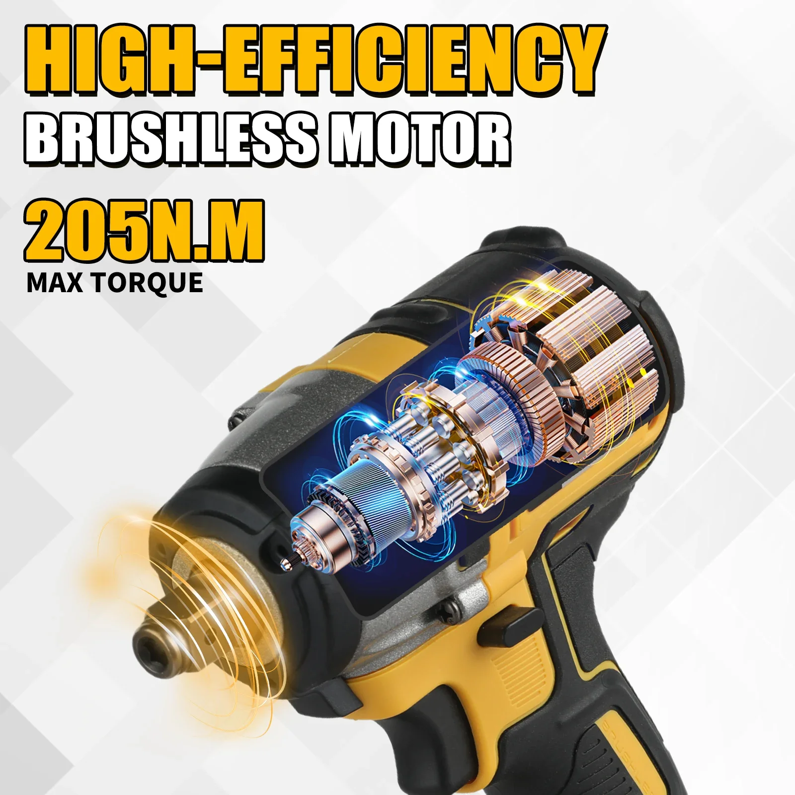 Dewalt Brushless DCF880 205N.M - Power Tools Impact ulasan dan harga