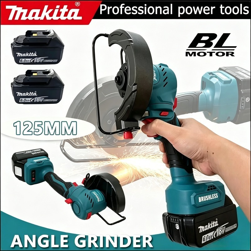 Makita  Brushless 125mm Angle  - Power Tools In Construction ulasan dan harga