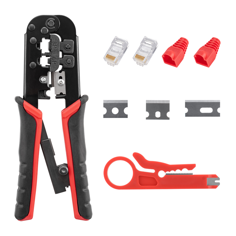 RJ45 Crimper RJ11 RJ45 Crimpin - Power Tools America ulasan dan harga
