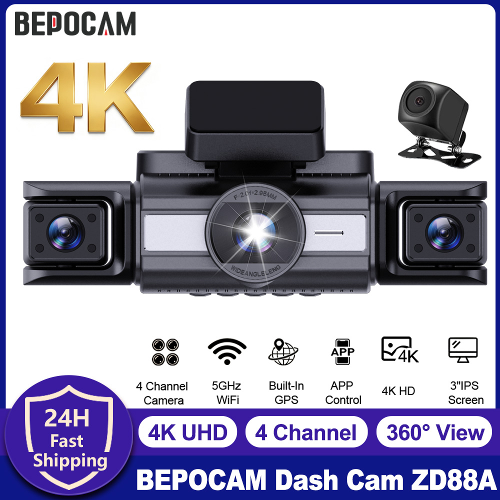 BEPOCAM 4 Channel Dash Cam 4K  - Power Tools Japan ulasan dan harga