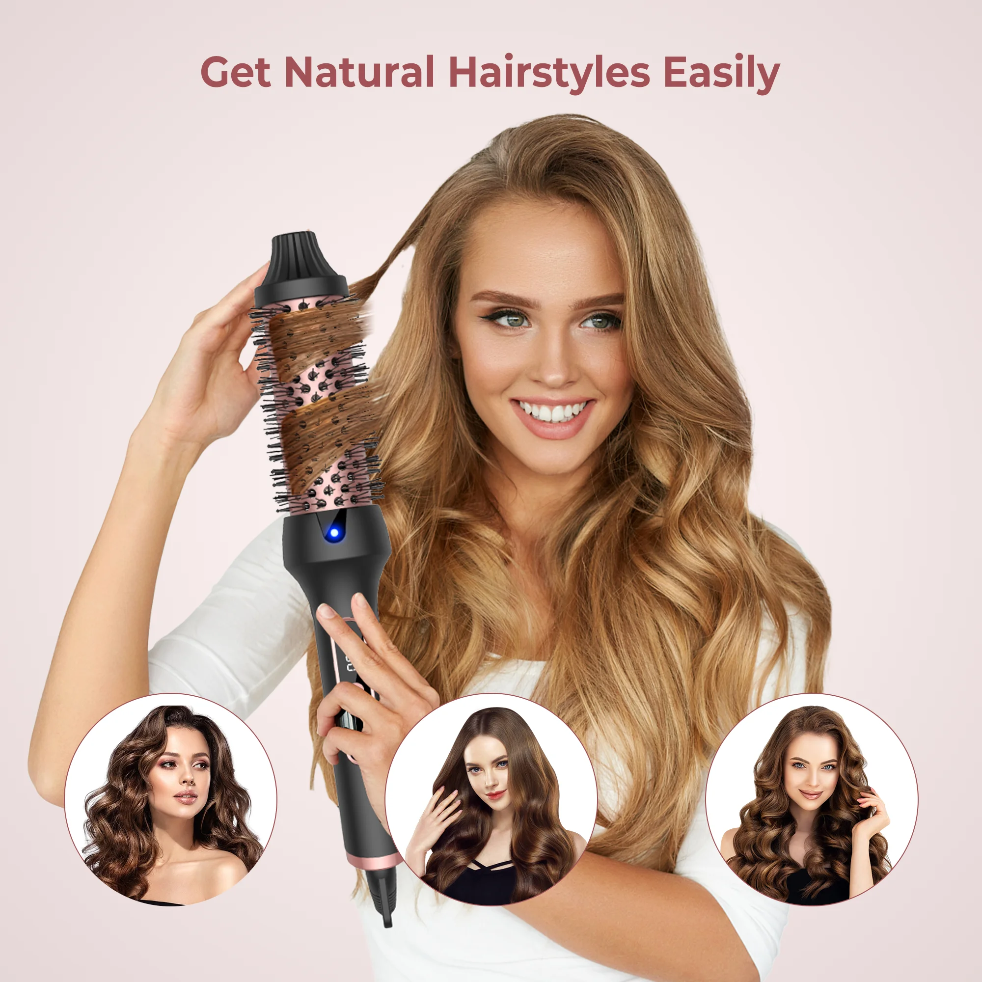 3 in1 Thermal Brush Ionic Heat - Power Tools Voltage ulasan dan harga