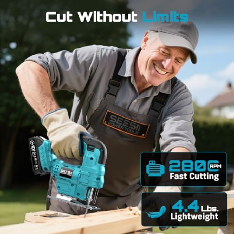 Cordless jigsaw for woodworkin - Jigsaw Orbital Blade ulasan dan harga