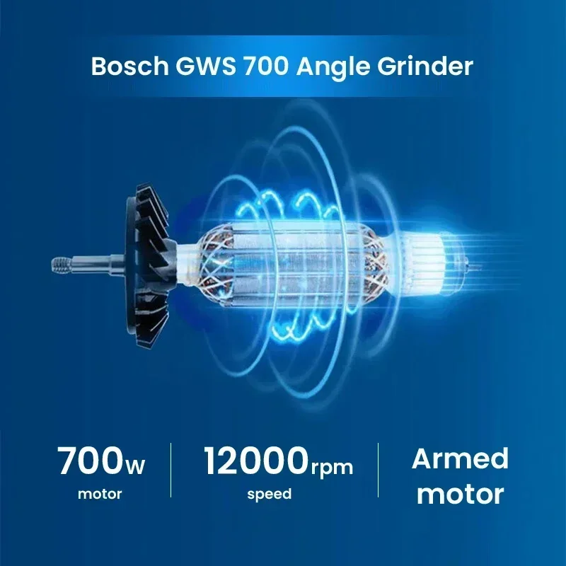 BOSCH GWS 700 Wired Angle Grin - Power Tools Bosch ulasan dan harga