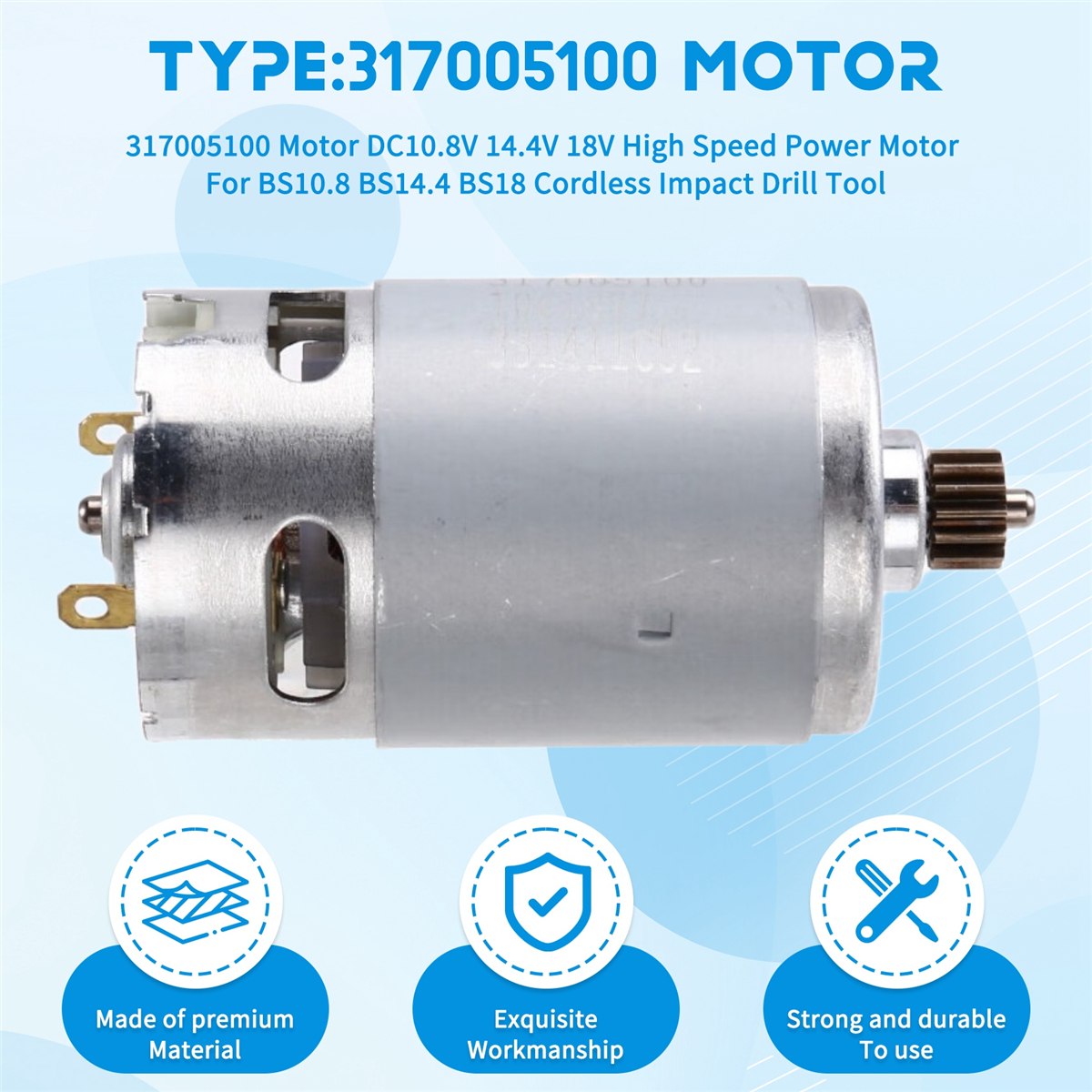 A002 317005100 Motor DC10.8V 1 - Power Tools Impact ulasan dan harga