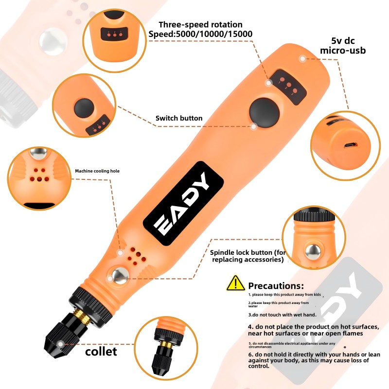 USB Cordless Rotary Tool Kit – - Power Tools Diy ulasan dan harga