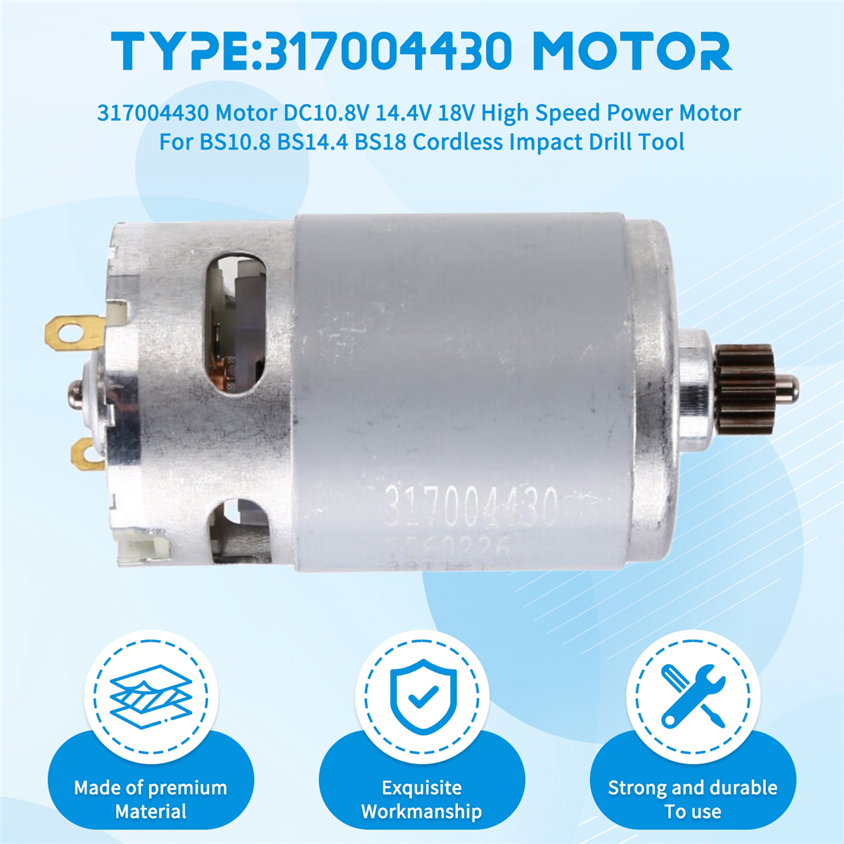 A002 317004430 Motor DC10.8V 1 - Power Tools Impact ulasan dan harga