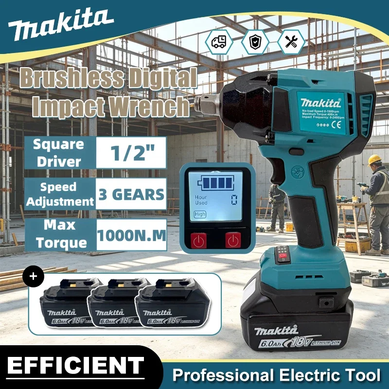 Makita Brushless Digital Displ - Power Tools Impact ulasan dan harga