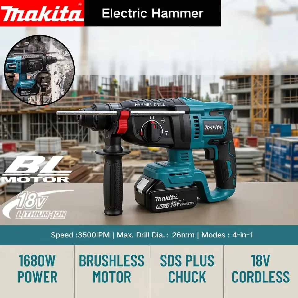 Makita 26MM Brushless Electric - Power Tools Impact ulasan dan harga