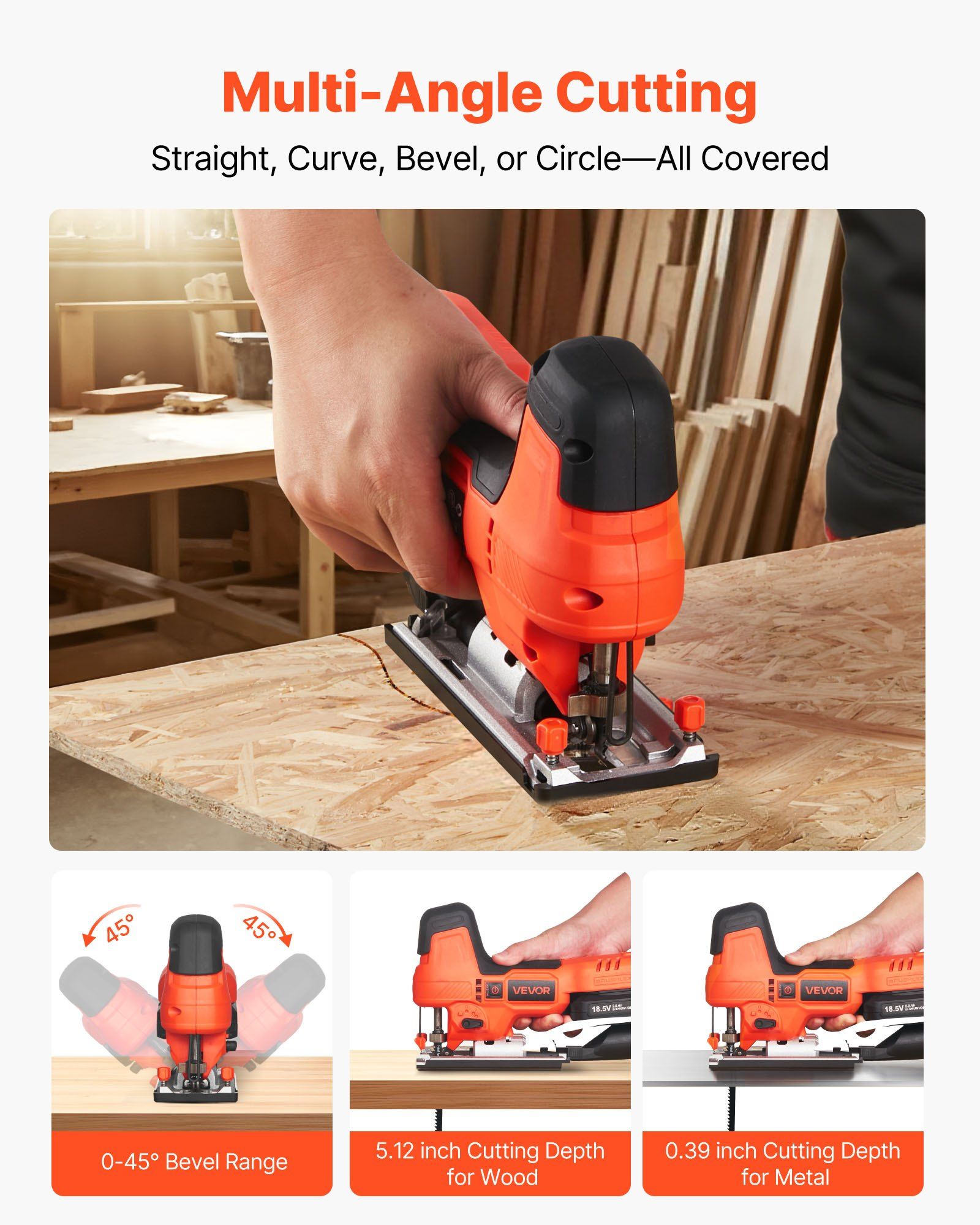 20V Brushless Powered Jig Saw  - Jigsaw Orbital Blade ulasan dan harga