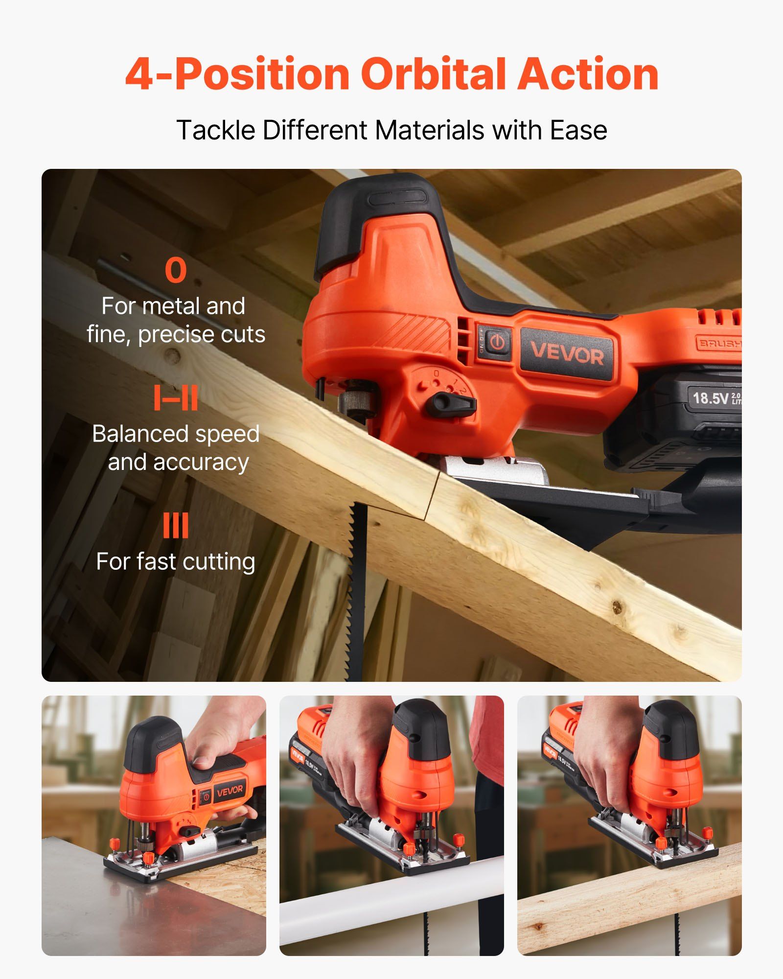 20V Brushless Powered Jig Saw  - Jigsaw Orbital Blade ulasan dan harga