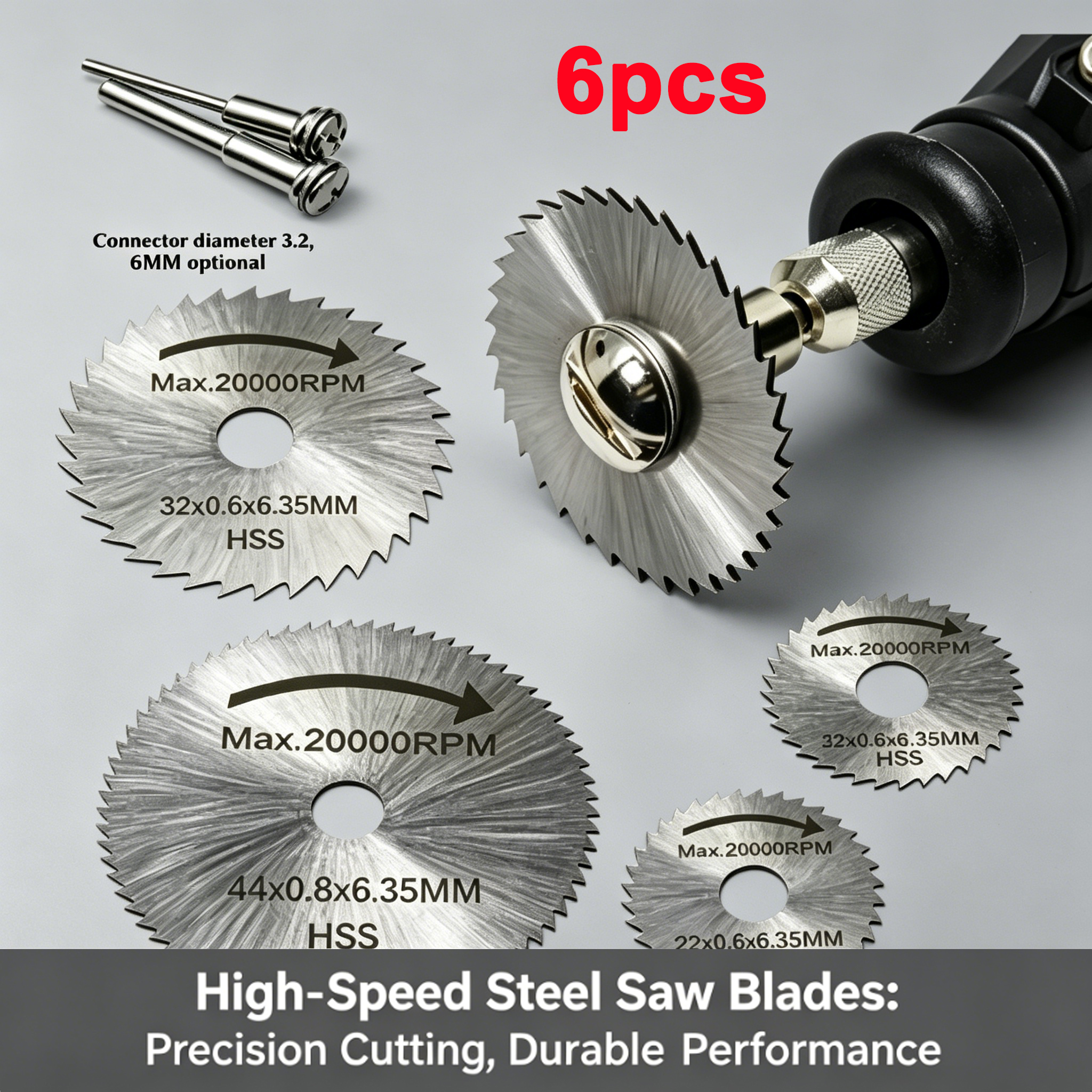 High Speed Steel Saw Disc 6Pcs - Power Tools Diy ulasan dan harga