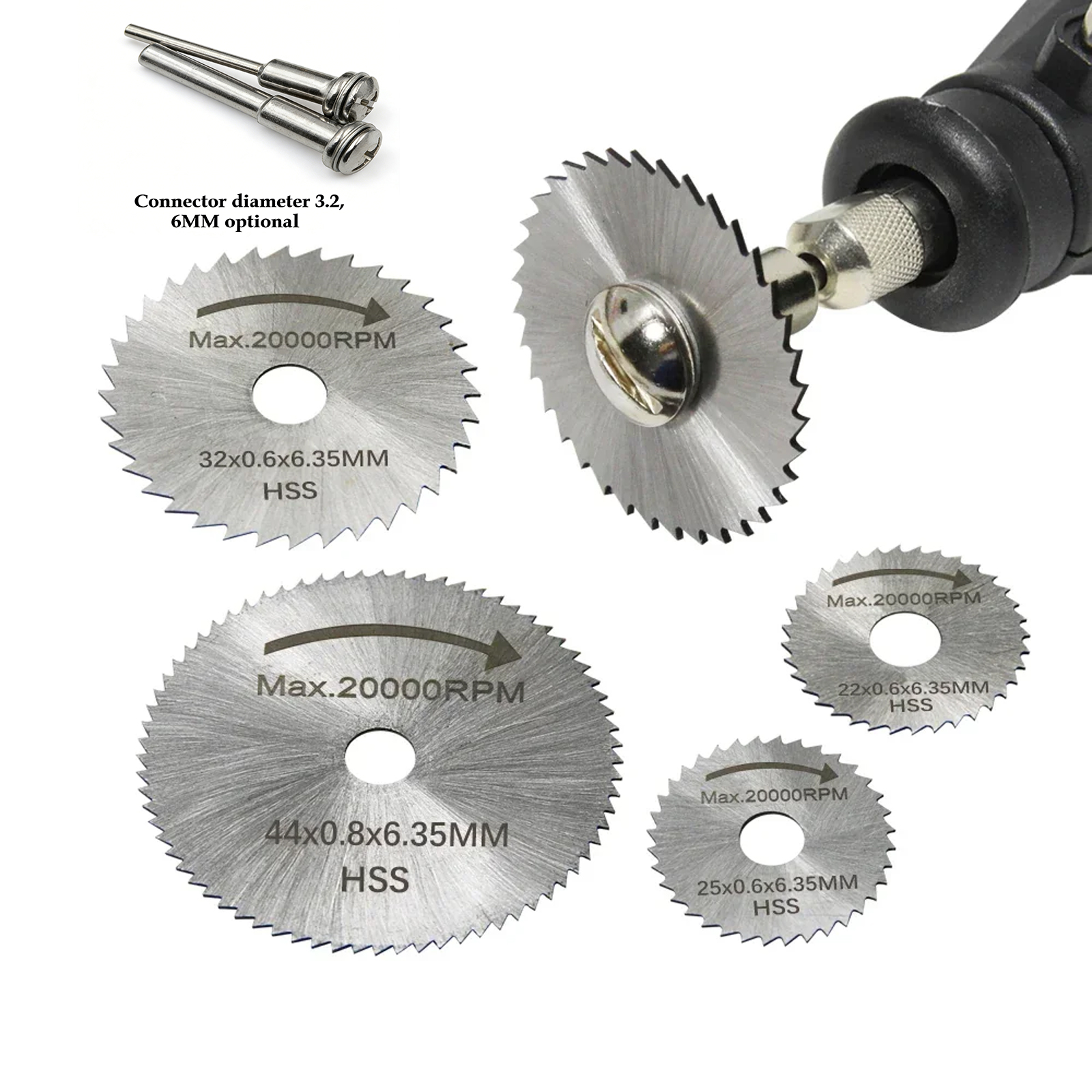 High Speed Steel Saw Disc 6Pcs - Power Tools Diy ulasan dan harga
