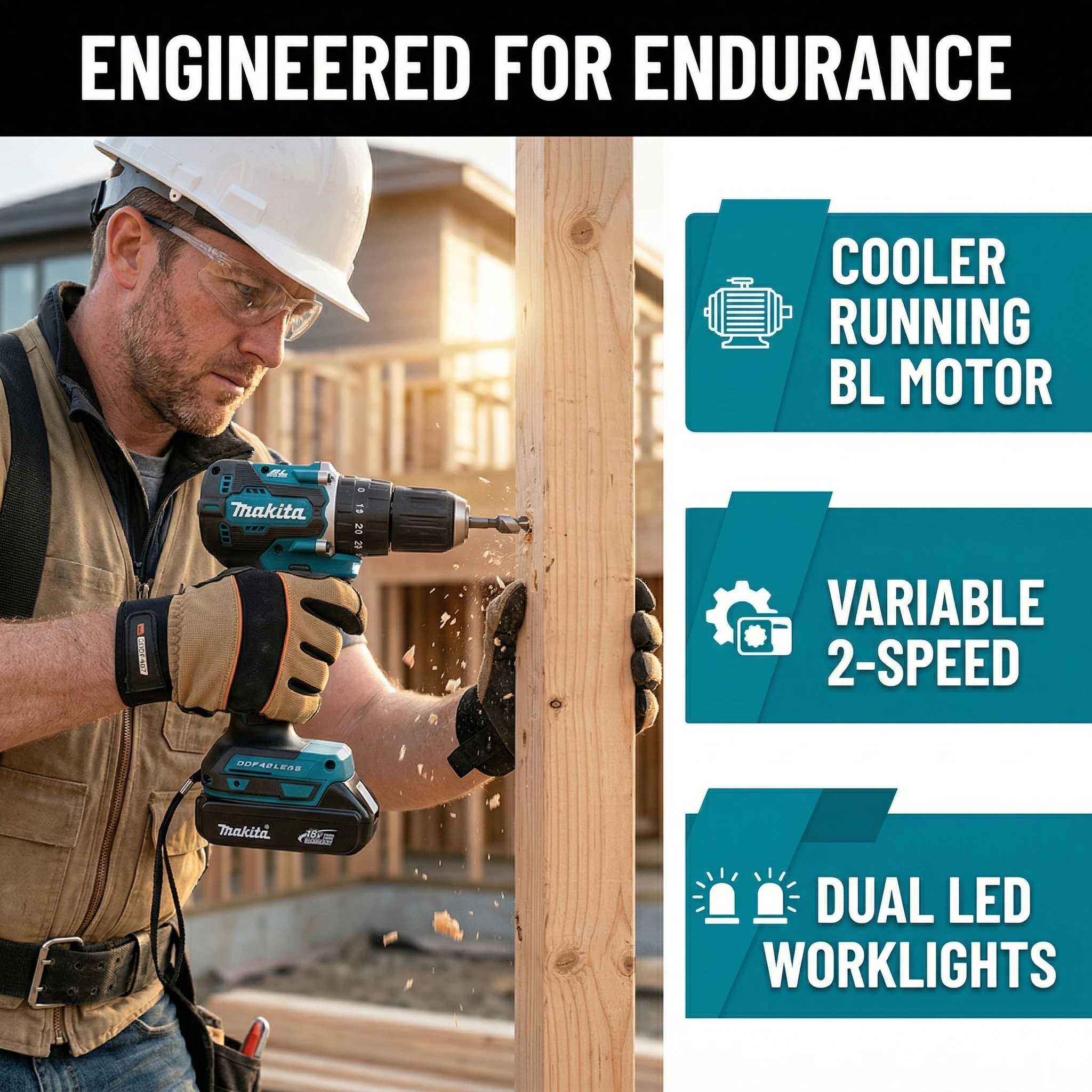 Makita DDF487 Cordless Driver  - Power Tools Impact ulasan dan harga