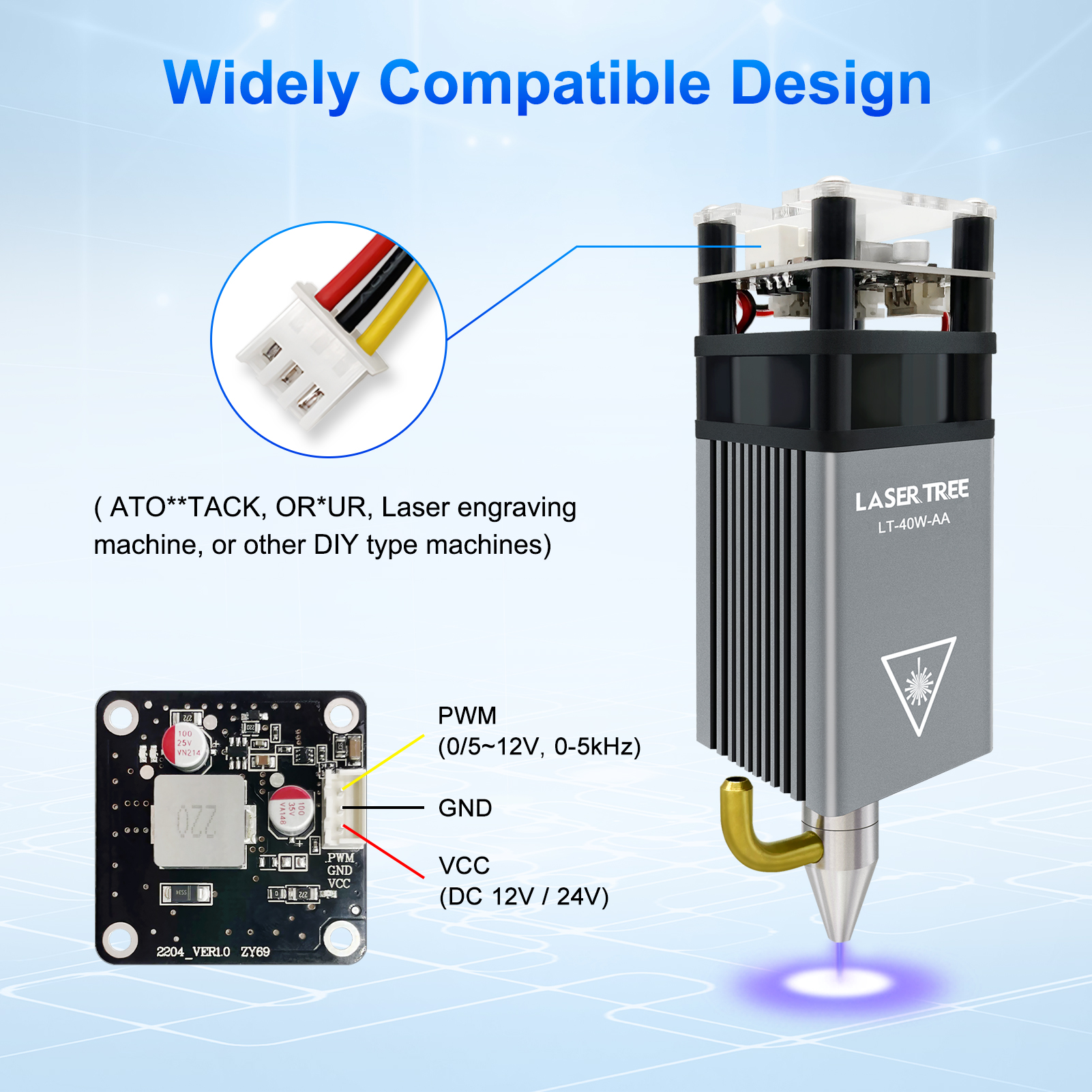 40W laser engraving module 450 - Power Tools Diy ulasan dan harga