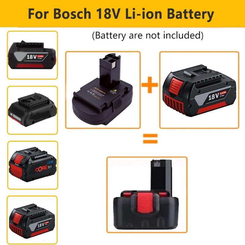 ALASICKA Battery Adapter BOS18 - Power Tools Bosch ulasan dan harga