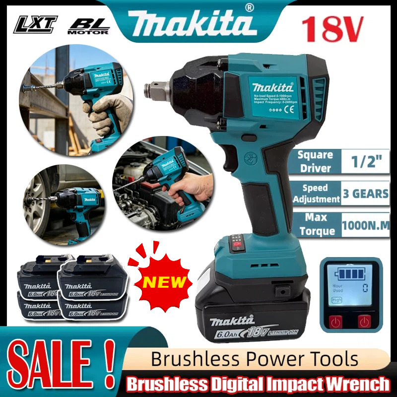 Makita Brushless Digital Displ - Power Tools Impact ulasan dan harga
