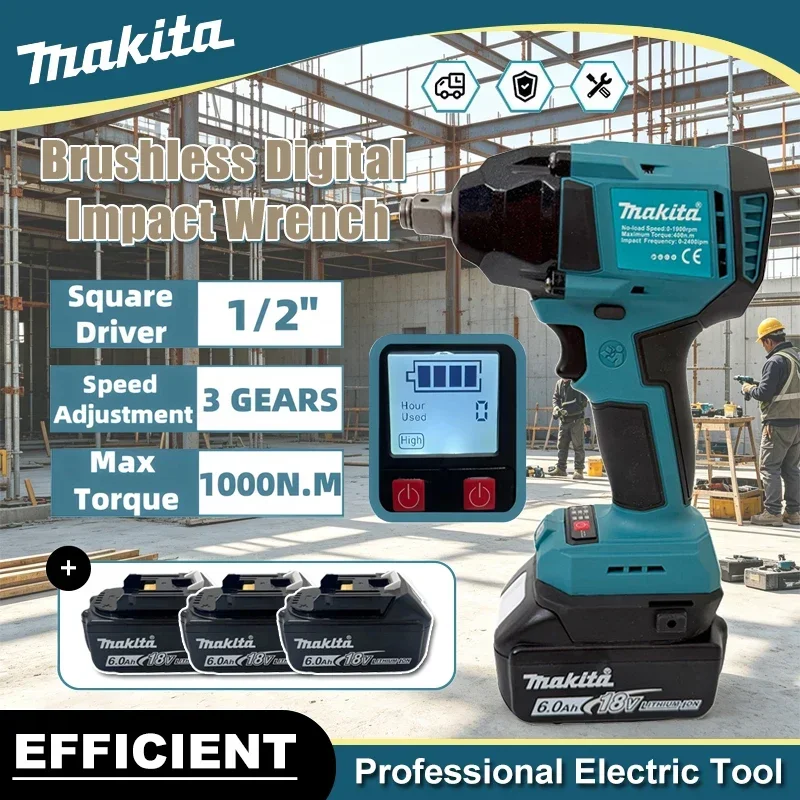 Makita Brushless Digital Displ - Power Tools Impact ulasan dan harga