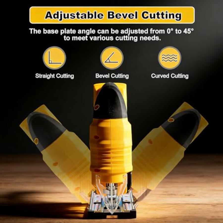 Cordless Jig Saw 20V, Brushles - Jigsaw Orbital Blade ulasan dan harga