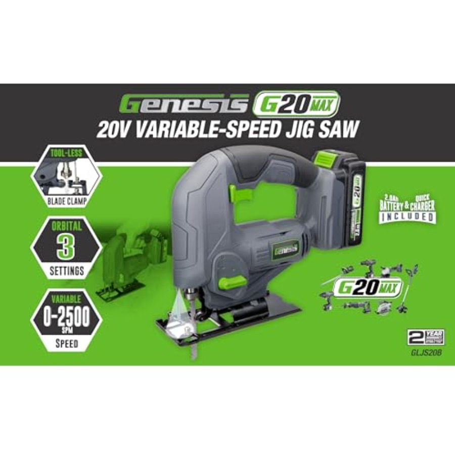 G20MAX 20V Variable-Speed Jig  - Jigsaw Orbital Blade ulasan dan harga