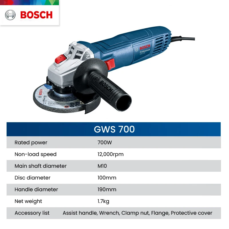 Bosch GWS700 Electric Angle Gr - Power Tools Bosch ulasan dan harga