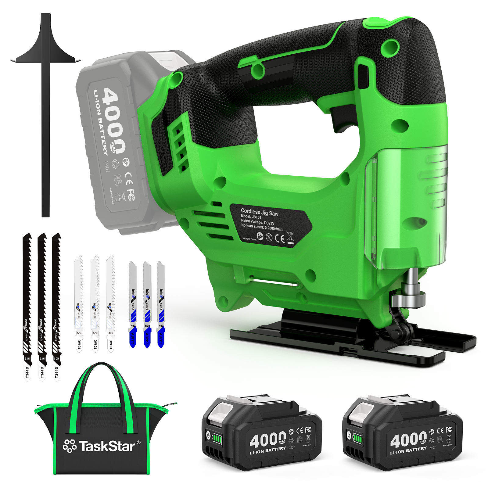 Taskstar Cordless Jig Saw Tool - Jigsaw Orbital Blade ulasan dan harga