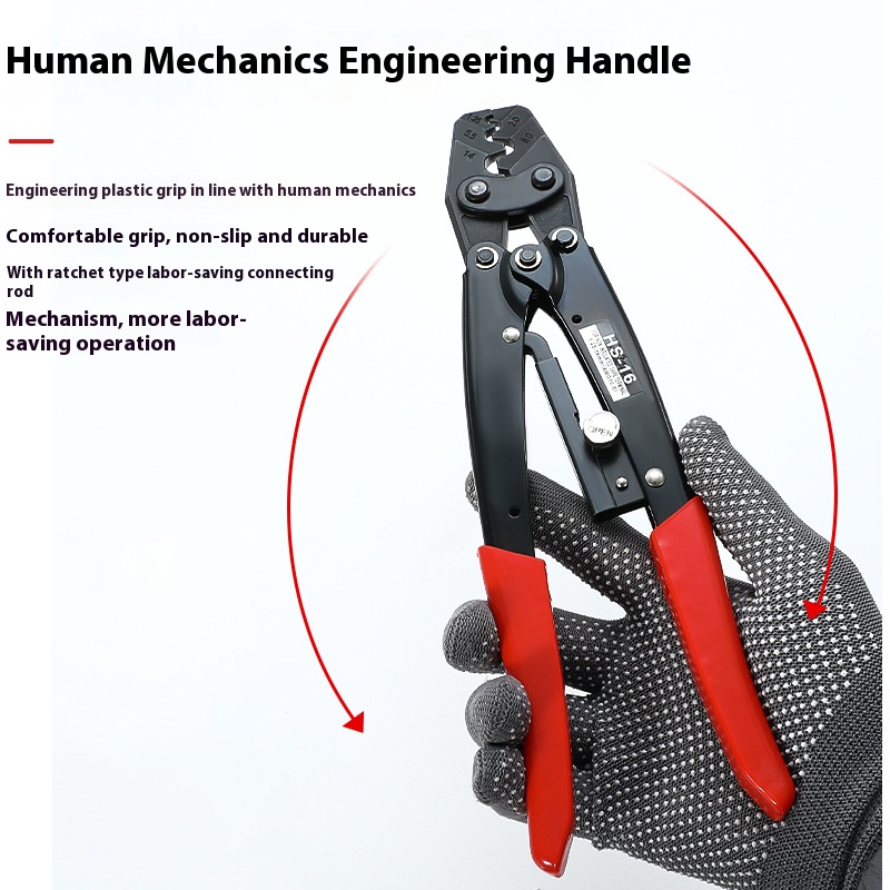 HS-16 Crimper Plier Ratcheting - Power Tools Japan ulasan dan harga